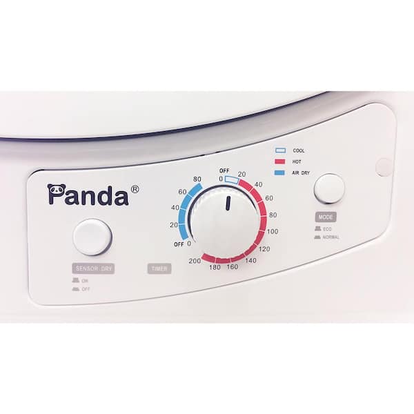 Panda - 3.5 cu. ft. Compact Portable Laundry Dryer, White