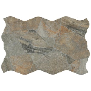 Neptune Gold 17 in. x 26 in. Matte Porcelain Floor and Wall Tile (3.07 sq. ft.)