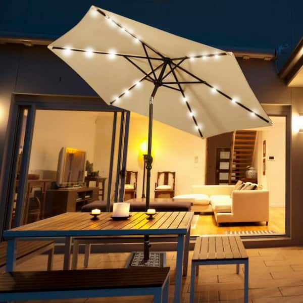17.5 in. 30 lbs Heavy Duty Square Patio Umbrella Base Stand in Antique Bronze for Outdoor