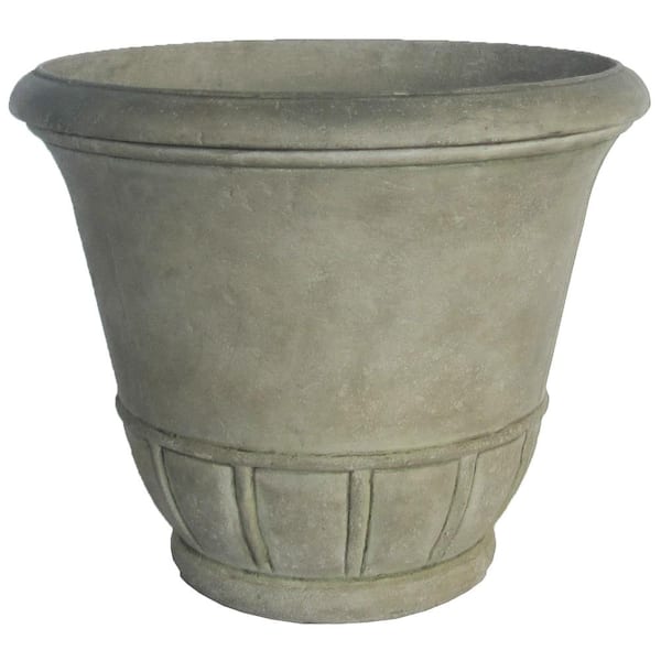 MPG 19.25 in. L x 19.25 in. W x 15.75 in. H Granite Stone Tempo Pot