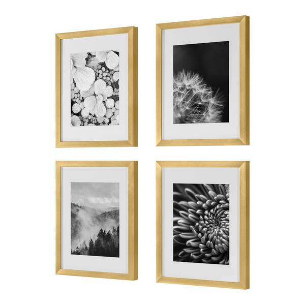 SESEAT 11x14 Picture Frame Set Of 10 - Black, Display 8x10 With Mat Or 11x14 Without Mat
