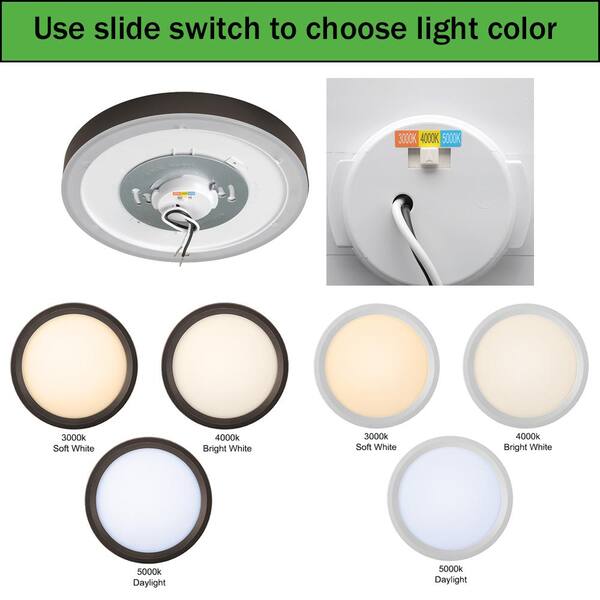 commercial electric 9 inch ceiling light