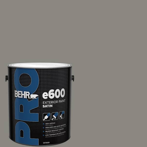 1 gal. #HDC-NT-23 Wet Cement Satin Exterior Paint
