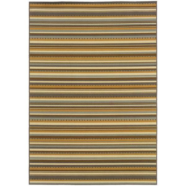 Home Decorators Collection Rayas Multi 4 ft. x 6 ft. Indoor/Outdoor Patio Area Rug