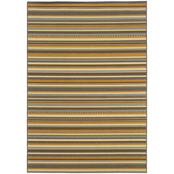 Home Decorators Collection Rayas Multi 5 ft. x 8 ft. Indoor/Outdoor Patio Area Rug