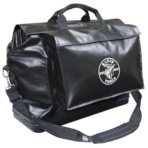 Tool Bag, Vinyl Equipment Bag, Black, Large