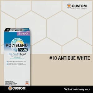 Polyblend Plus #10 Antique White 10 lb. Unsanded Grout