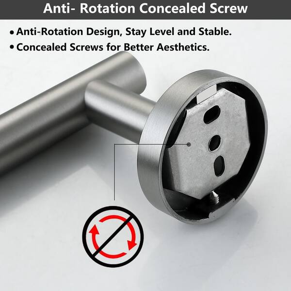 Reviews for ruiling Porter 3-Piece Bath Hardware Set with Towel 