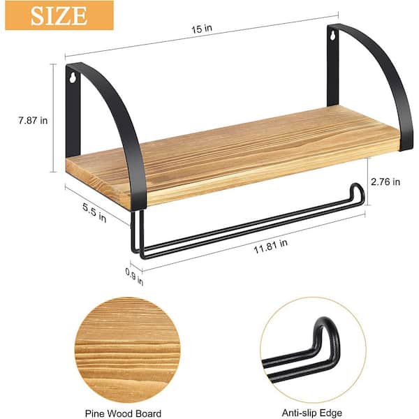 ODesign Paper Towel Holder - Shelf Dimensions & Drawings