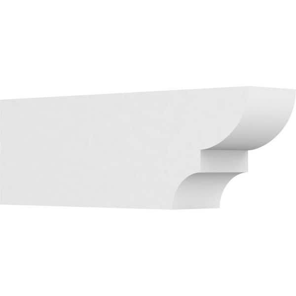 Ekena Millwork 5 in. x 8 in. x 24 in. Ridgewood PVC Rafter Tail Brace