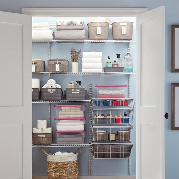 Shop Origin 21 Edda 6-ft Wire Closet with Mesh Drawers and Shelves