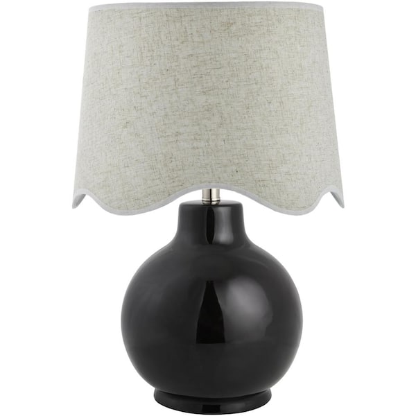 Livabliss Doheny DOH-008 22 in. H x 15 in. W x 15 in. D Accent Table Lamp, Black