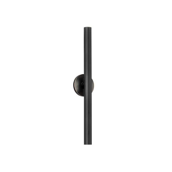 Mason 24 in. 1 Light 15-Watt Urban Bronze Integrated LED Wall Sconce