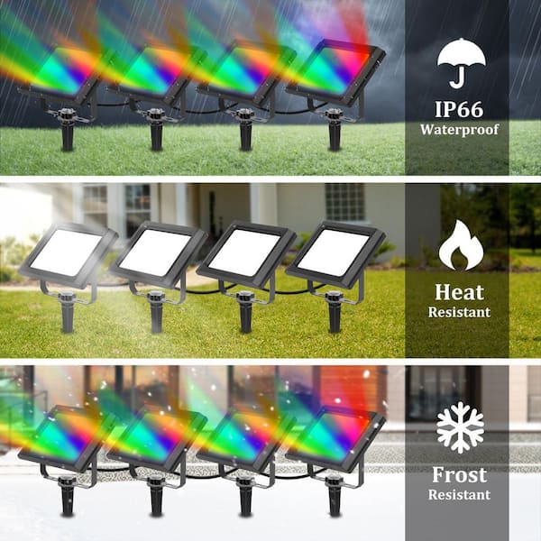 Reviews for SANSI Line-Voltage 70-Watt UVA Black Light Integrated LED  Outdoor Landscape Flood Light with IP65 Waterproof