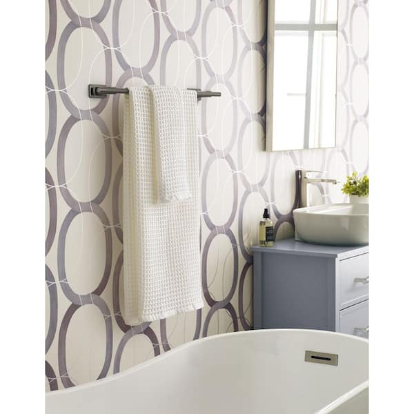 Bronx 18 in. Wall Mounted Towel Bar in Gunmetal
