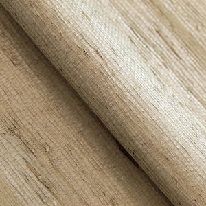 Arrowroot Weave Natural Beachcomber Non-Pasted Textured Grasscloth Wallpaper, 72 sq. ft.