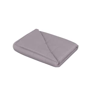 20lb Weighted Blanket - 60x80-inch Ultra Soft Throw with Microgravity Glass Bead Technology - Natural Sleep Aid (Gray)