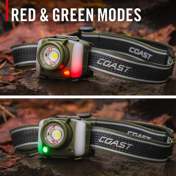 Coast FL97R 1250 Lumens Voice Activated Rechargeable Headlamp