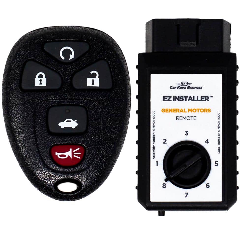 Replacement GM Remote-5 Buttons (Lock, Unlock, Panic, Trunk, and Remote Start) Includes programming device price history on PriceWatchPro