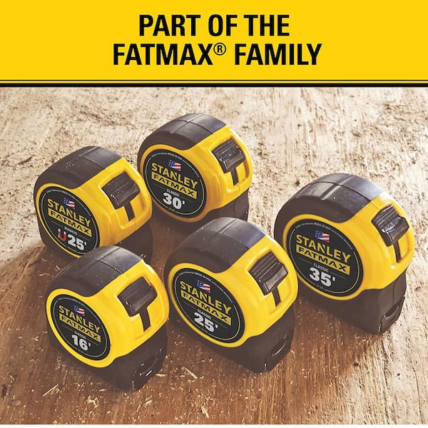 Stanley 33730CP FatMax 30 ft. x 1-1/4 in. Tape Measure (4-Pack)