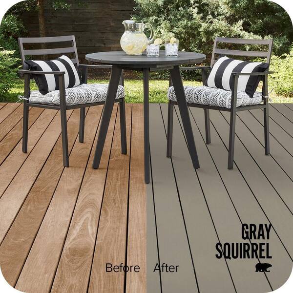 BEHR PREMIUM 1 gal. #N320-5 Gray Squirrel Solid Color