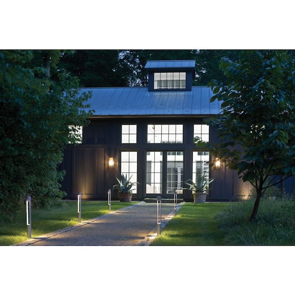 Atantis Hardwired Bronze LED Bollard Light