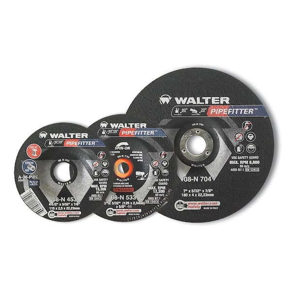 PIPEFITTER 9 in. x 7/8 in. Arbor x 5/32 in. T27 A-20-PIPE Pipeline Grinding  Wheels (Pack of 25)