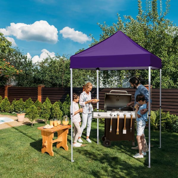 NORTH EAGLE SCREEN CANOPY 250 ブラウン EAGLE PEAK 5 ft. x 5 ft. Pop Up Canopy Tent Instant Outdoor Canopy