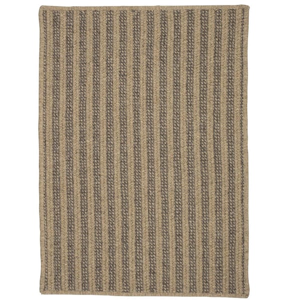 Home Decorators Collection Virginia Mocha 6 ft. x 9 ft. Braided Area Rug