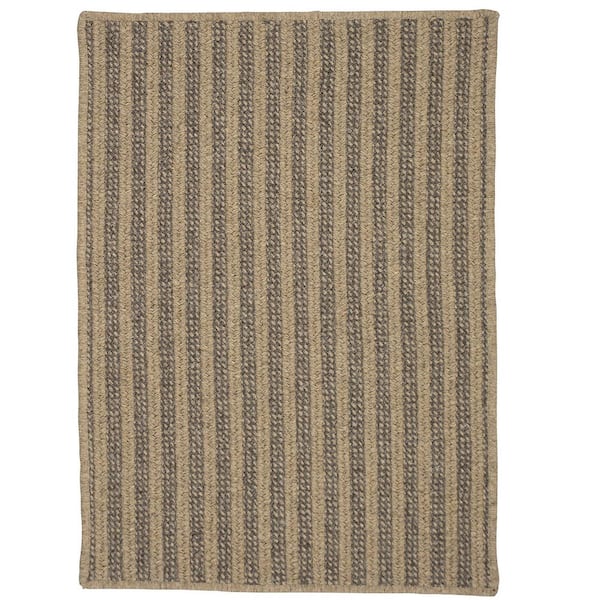 Virginia Mocha 6 ft. x 9 ft. Braided Area Rug