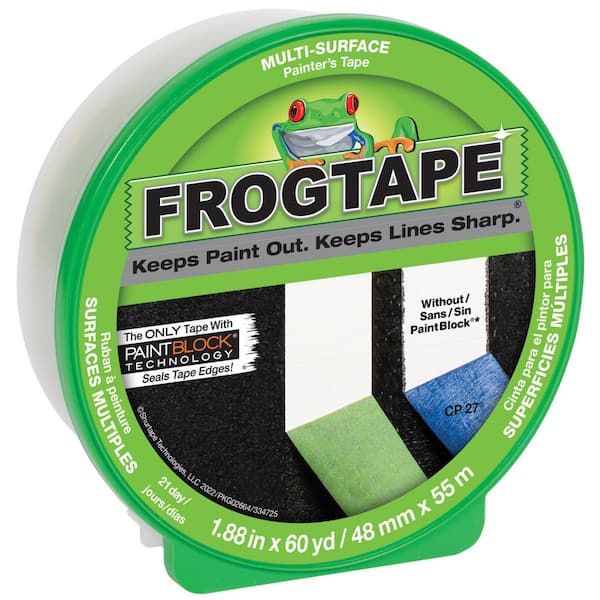 FrogTape Multi-Surface 1.88 in. x 60 yds. Painter's Tape with PaintBlock