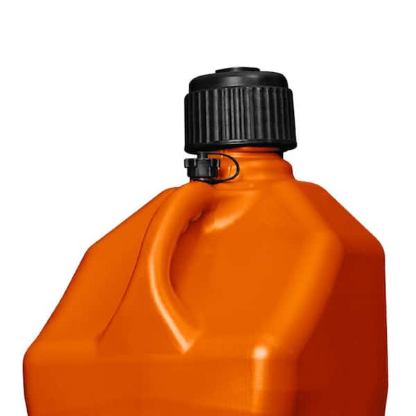 VP Racing Fuels Jug Storage Black/Orange 5-Gallon Jug 2 Pack & Hose 2 Pack 