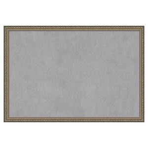 Parisian Silver 38 in. x 26 in. Framed Magnetic Board