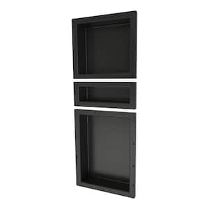 Tile Redi Redi Niche 32 in. W x 20 in. H x 4 in. D Shampoo - Soap Triple  Niche Set RNTH1620D-20S - The Home Depot