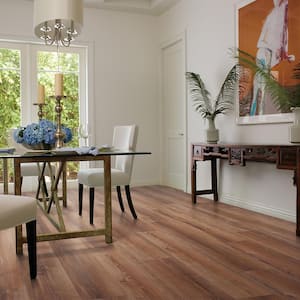 Hickory Embarcadero 20 MIL 9.1 in. x 60 in. Click Lock Waterproof Luxury Vinyl Plank Flooring (1,461.6 sq. ft. / pallet)