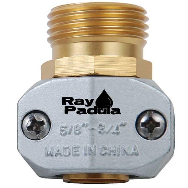 Ray Padula 5/8 in. - 3/4 in. Industrial Metal Male Thread Garden Hose Repair