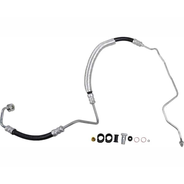 Sunsong Power Steering Pressure Line Hose Assembly - Pump To Rack