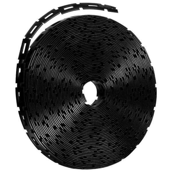 Tosulte 1 in. x 100 ft. Black Reusable Plastic Plant Tree Support