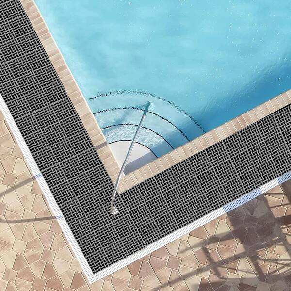 Wellco 10.6 in. x 10.6 in. x 1 in. Green Fiberglass Molded Grating, Paver,1.5 in. x 1.5 in. x 1 in. (4-Pack)