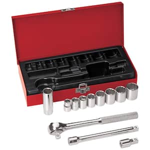 3/8 in. Drive Socket Wrench Set, (12-Piece)
