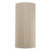 Ejoy 106 in. x 24 in. x 0.43 in. Wood Half Circle Flexible Multi-Purpose Siding Panel in Light Cold Oak Color (Set of 1pc) FlexibleSiding_HCFP_001_LightColdOak