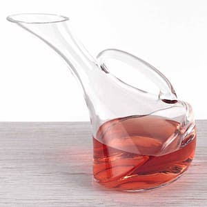 Amelia 7 in. W x 7 in. H x 10 in. D Novelty Clear Glass Wine Tools