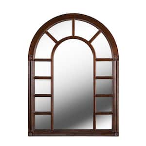 Medium Arch Bronze Classic Mirror (38 in. H x 28 in. W)