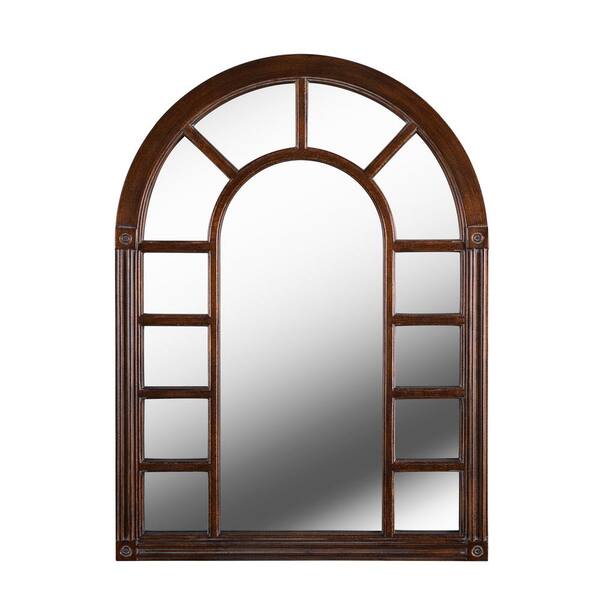 Manor Brook Medium Arch Bronze Classic Mirror (38 in. H x 28 in. W)