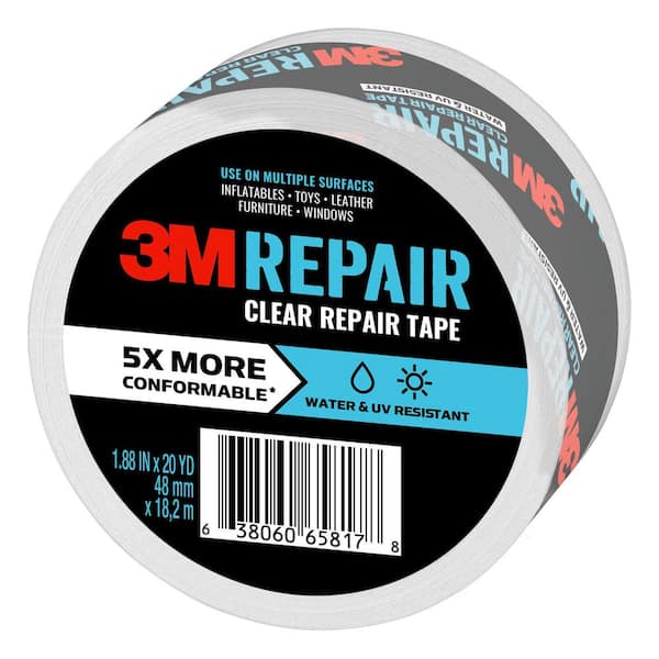 3M 1.88 in. x 20 yds. Clear Repair Duct Tape (Case of 6)