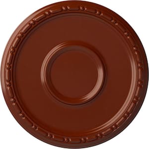 16-1/2 in. x 1-1/2 in. Medea Urethane Ceiling Medallion (Fits Canopies upto 5-1/2 in.), Firebrick