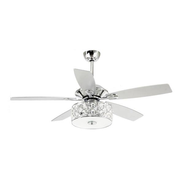 Parrot Uncle Huber 52 In Indoor Chrome, Can You Replace Ceiling Fan With Chandelier