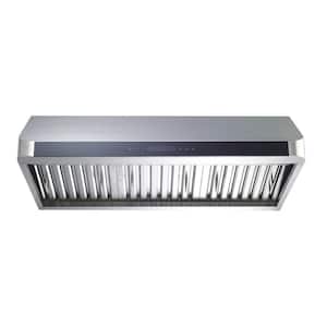 36 in. Convertible 600 CFM Under Cabinet Range Hood in Stainless Steel with Baffle Filters and Touch Control