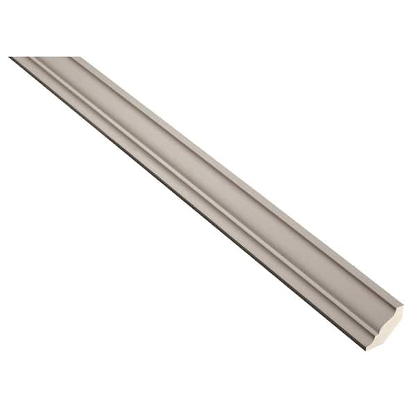 Hampton Bay Westfield 96 in. W x 1.75 in. H Dusk Gray Crown Molding