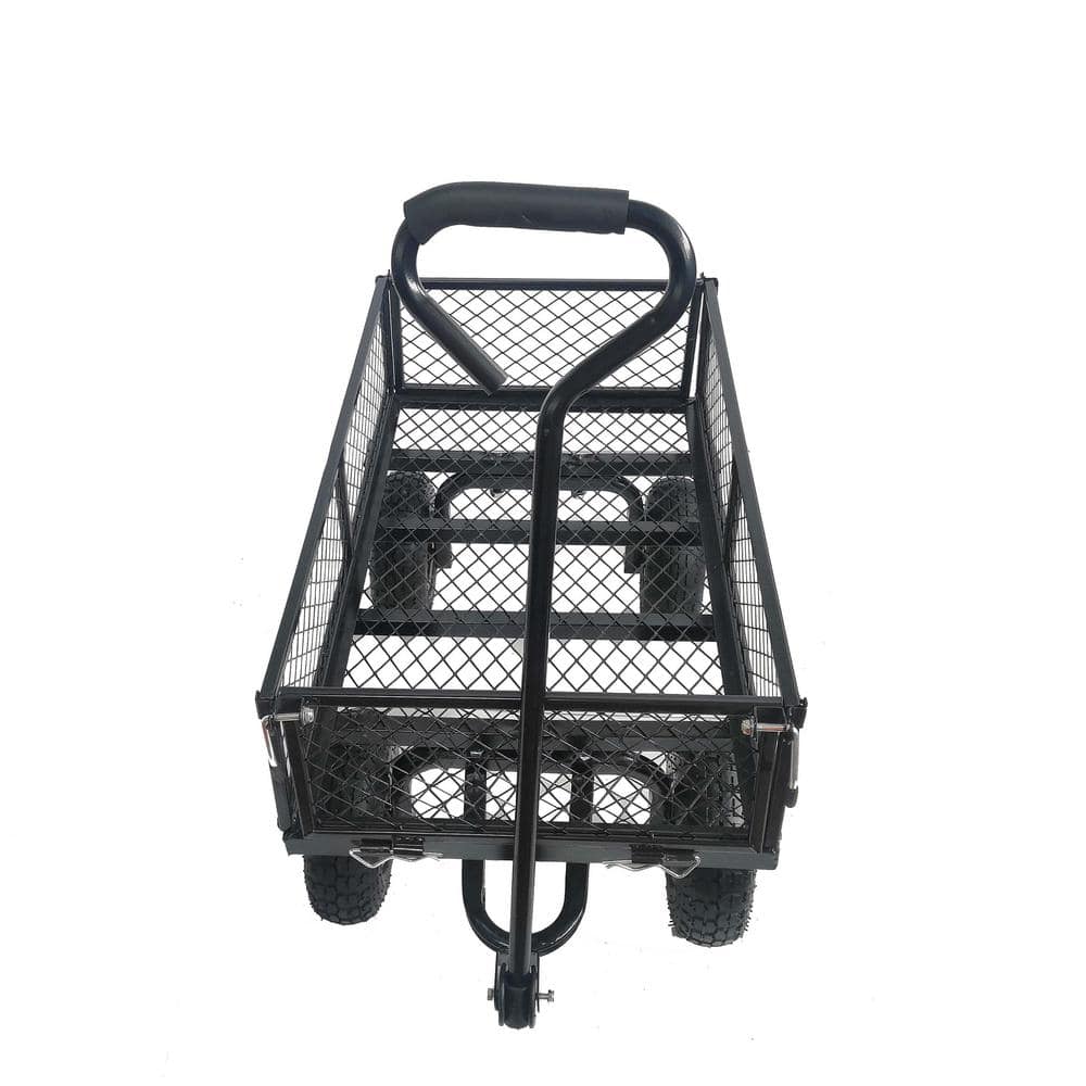 3.5 cu.ft. Metal Cargo Wagon Garden Cart